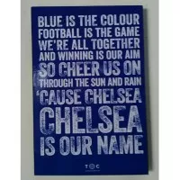 Hiasan Dinding Poster Chelsea Blue Is The Colour