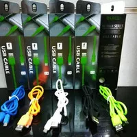 Kabel Usb FLECO 3.1A Bulat Rubber Micro Fast Quick Charge Data Cable