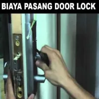 DOOR LOCK / BIAYA PASANG / HOTEL DOOR LOCK / KUNCI PINTU