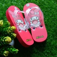 sandal tipper sandal jepit casual anak gambar my melody lucu dan unik