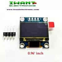 0.96" inch OLED 128x64 LCD I2C Module Display