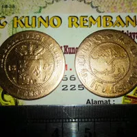 koin 1 cent nederland indie thn 1857