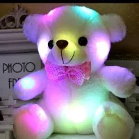 Boneka Beruang LED bersuara dan nyala hadiah ulang tahun