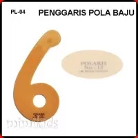 Penggaris Pola Lengkung 9 POLARIS no. 12 PL-04