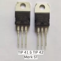 TIP41 TIP41C NPN Transistor TO-220 TIP41 ST ORIGINAL ASLI