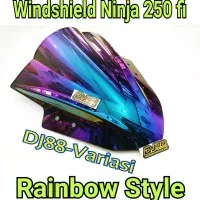 Windshield ninja 250 fi pelangi visor ninja 250 fi pelangi