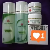 Paket Perawatan Wajah Theraskin untuk Flek/Acne/Normal/Glowing