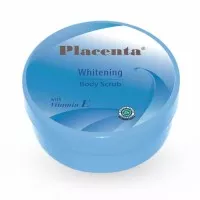 PLACENTA BRIGHTENING BODY SCRUB WITH VITAMIN E 200GR - LULUR PLACENTA