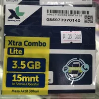 Perdana Internet XL Xtra Combo Lite 3.5GB