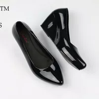 Sepatu wanita wedges jelly shoes murah terbaru import sepatu kerja