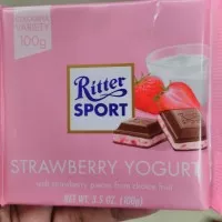 Ritter sport strawberry youghurt 100 gram