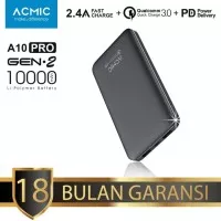Acmic A10Pro Powerbank 10000mAh Black SPECIAL PROMO