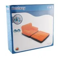 Air Sofa Double Kursi Angin Duduk Inflatable Bed Sofa Minimalis Dobel