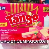 Tango Wafer STRAWBERRY JAM Long Wafers 47 gr | Biskuit Tango Stroberi