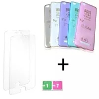 Paket Hemat Ultrathin Softcase   Tempered Glass All Type Handphone