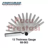 Feeler Gauge / Thickness Gauge 13 Blades Crossman PN:68-563