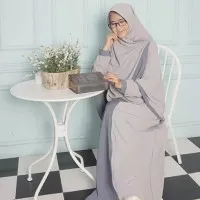 Gamis Zippy BabyShark Set dengan khimar BerryPerdana hijab alila