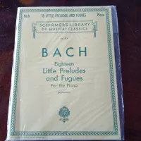 Buku Music BACH Eighteen Little Preludes and Fugues