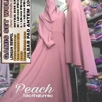 GAMIS SET WOLFIS BASIC FREE CADAR PEACH