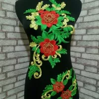 RENDA BORDIR TERMURAH DAN BERKUALITAS SET DADA NEW MOTIF BUNGA BESAR