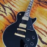 Gitar Custom Replica Gibson Les Paul Custom Black Beauty