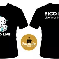 Baju pria / Tshirt Logo Bigo Live Murah / Baju Kaos Murah