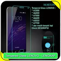 Tempered Glass LENOVO Lengkap | Screen Guard Norton | Screen Protector