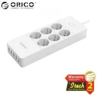 ORICO HPC-6A5U 6 Outlet Surge Protector w⁄ 5 USB Charging Port