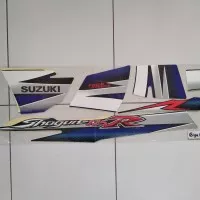 Striping Sticker Lis Suzuki Shogun 125 2005 2006 Hitam Biru