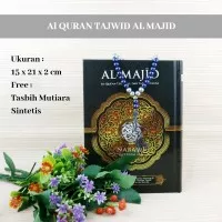 Al Quran Al-Majid A5 Al Quran Terjemah Dan Tajwid FREE Tasbih Cantik