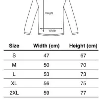 Kaos Polos Size XXL Longsleeve Gildan Premium Cotton 76400 Original