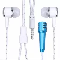 Headset Microfon mini Karoke Handsfree Mikrofon Headset Mic Smule