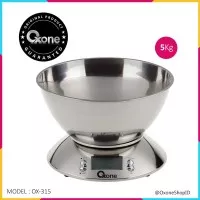 Oxone Timbangan Kue Digital OX-315 Digital Kitchen Scale (Max5Kg)