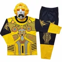 Baju Tidur Anak / Piyama Anak / Kostum Topeng Transformer (Bumblebee)