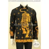 Kemeja Batik Panjang Furing Motif Macan Size M,L,XL,XXL LP11653BTF