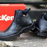 Sepatu kulit pria boot kickers safety formal slop tracking wakai nike