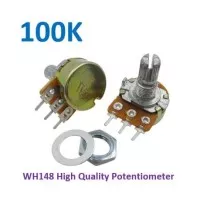 High Quality WH148 B100K Linear 100K Ohm Potentiometer Potensiometer