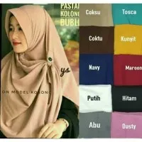 Hijab pasmina instan pastan tali tasel daily simple Bahan buble T