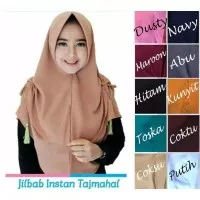 Hijab instan tajmahal tali tasel daily simple Tasel kanan kiri