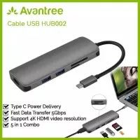 Avantree USB Hub Type C HDMI Card Reader -HUB002 Original