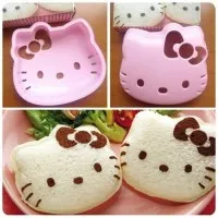 Cetakan Bento Sandwich Roti Tawar Hello Kitty Mold