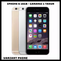 iPhone 6 16GB - GARANSI DISTRIBUTOR - Grey - Gold - Silver