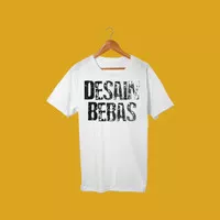 Sablon Kaos Digital DTG Design Bebas (Kaos Putih) Termurah (XS-XL)