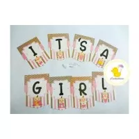 Banner its a girl | its a boy | baby shower | mom | maternity | baby