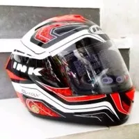 Helm INK CL Max Seri 5 White Red Fluo