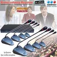 MIC WIRELESS CONFERENCE ANYSONG PMM 2028 ( 8BH MIC MEJA WIRELESS )