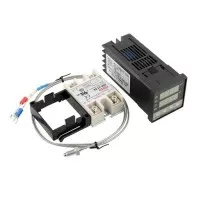 RKC REX-C100 digital PID Temperature Controller kit dan SSR 25A