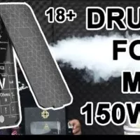 Druga Foxy MOD Authentic 150W by Augvape Black Metal / Silver Murah