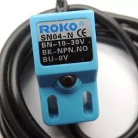 ROKO SN04-N Sensor Proximity Metal Sensor Switch Deteksi Logam NPN NO