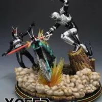 BACKORDER Kamen Rider Black Vs Shadowmoon Resin Statue not Tsume